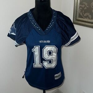 COWBOYS Austin 19 -‎ NFL Team Apparel Reebok women’s embellished jersey Vintage